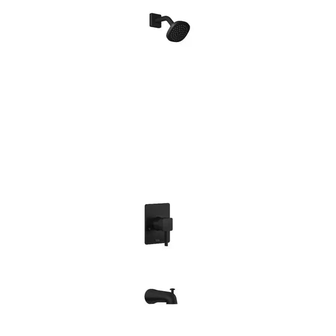 Kalia SOBRIO PB3 (Valve Not Included) : Pressure Balance Shower System Matte Black BF2087-160 - Plumbing Market
