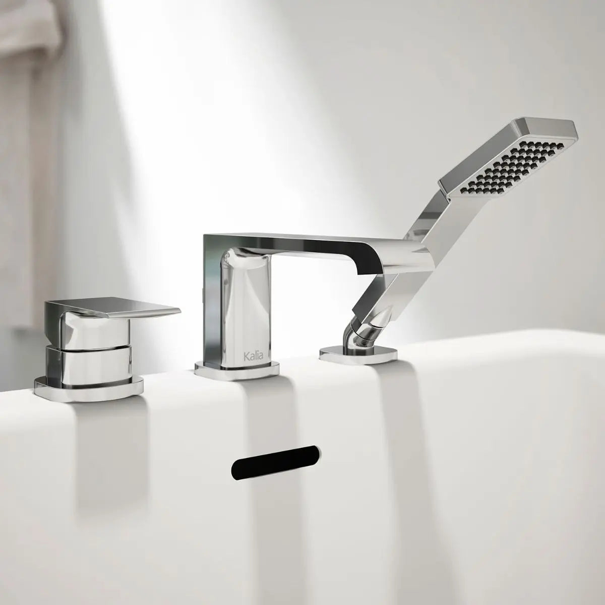 Kalia Sobrio Pressure Balance 3 Piece Tub Filler W Handshower - Plumbing Market