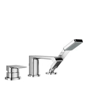Kalia Sobrio Pressure Balance 3 Piece Tub Filler W Handshower - Plumbing Market