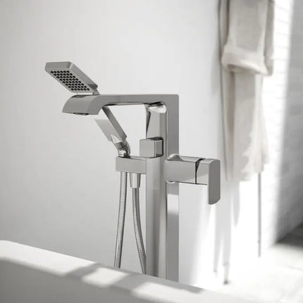 Kalia Sobrio Pressure Balanced Free Standing Bathtub Filler Tap Trim - Plumbing Market