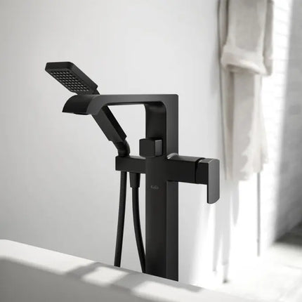 Kalia Sobrio Pressure Balanced Free Standing Bathtub Filler Tap Trim - Plumbing Market