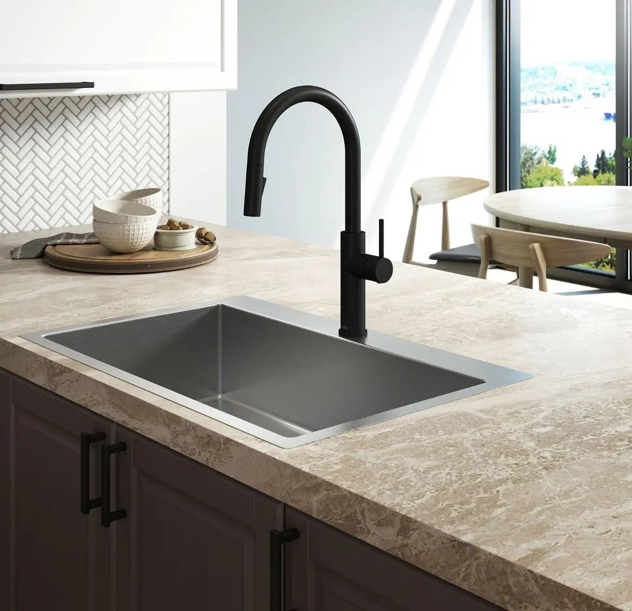 Kalia Specifik Single Handle Pull Down Kitchen Faucet - Plumbing Market