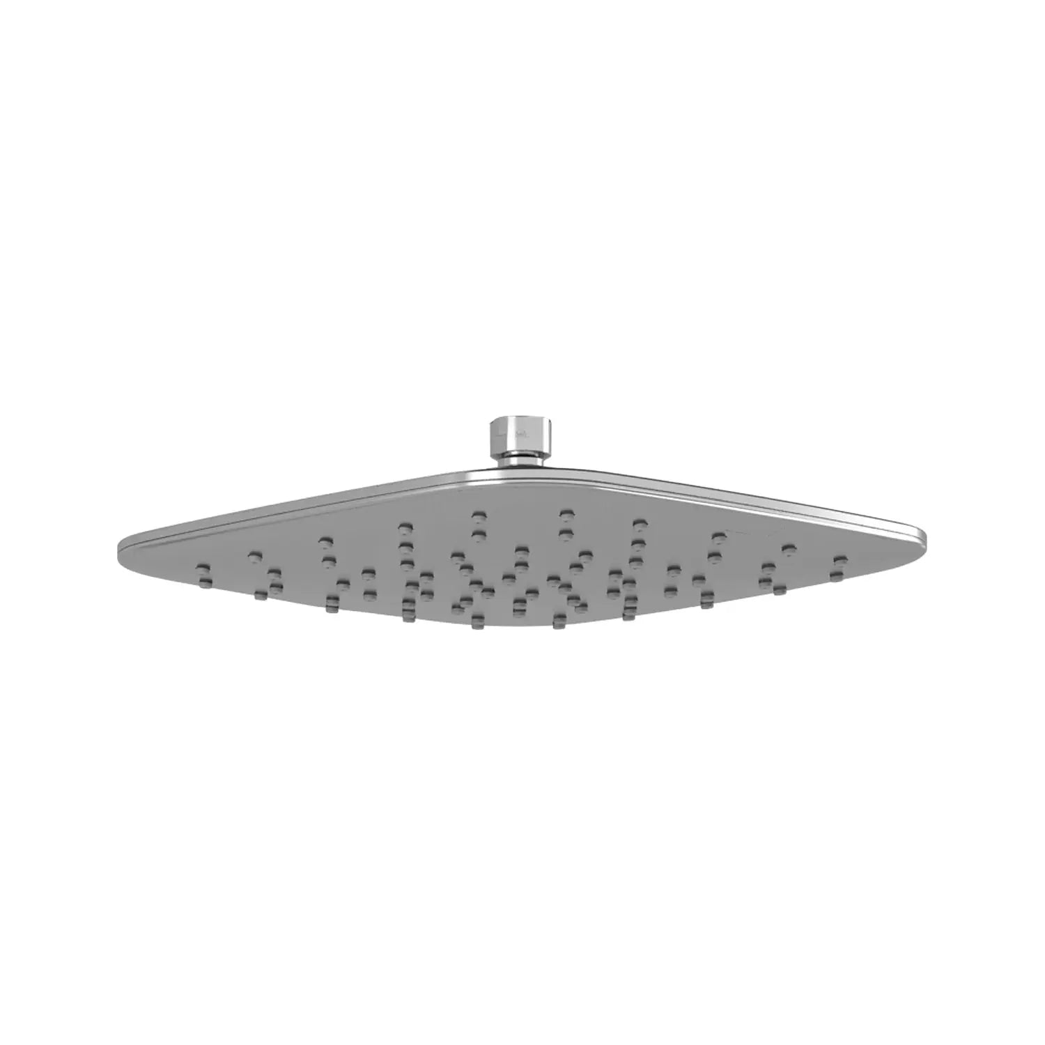 Kalia Square Rain Head Shower Rounder Edge ABS 8'' Chrome 102861-110 - Plumbing Market