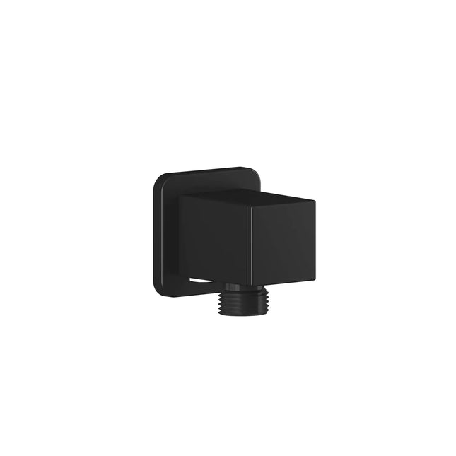 Kalia Square Wall Outlet Matte Black 106193-160 - Plumbing Market
