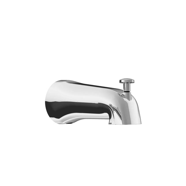 Kalia Square "Split Fit" Tub spout with Diverter Chrome 105138-110 - Plumbing Market