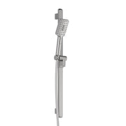 Kalia SquareOne 2-Jet Handshower, Wallbar and 60'' Flexible and Soft PVC Hose Assembly Pure Nickel PVD BF1647-125 - Plumbing Market