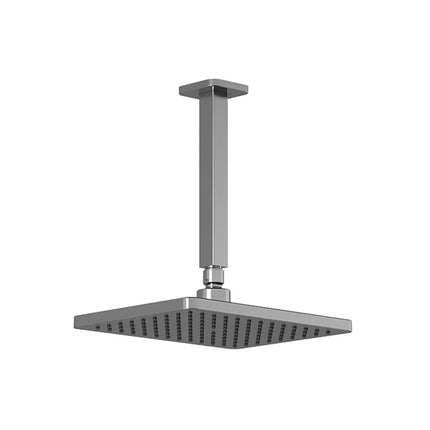 Kalia SquareOne 260mm x 188mm (10 ¼'' x 7 ⅜'') Rainhead and Vertical Ceiling Arm Chrome BF1646-110 - Plumbing Market