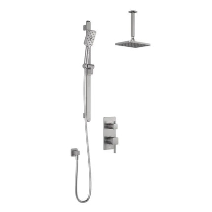 Kalia SquareOne TD2 Aquatonic Shower Faucet System With Diverter - Plumbing Market