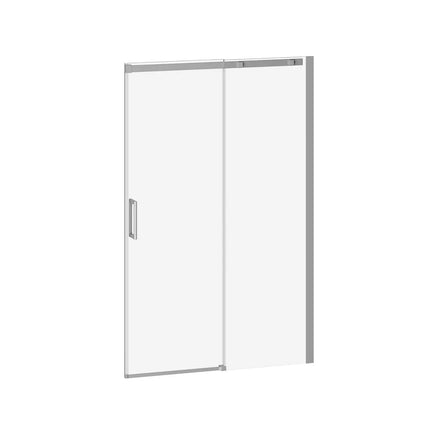 Kalia VIVIO  Alcove Sliding Shower Door 2 Panels 48''x75'' Chrome Clear Duraclean Glass DR1477-110-003 - Plumbing Market