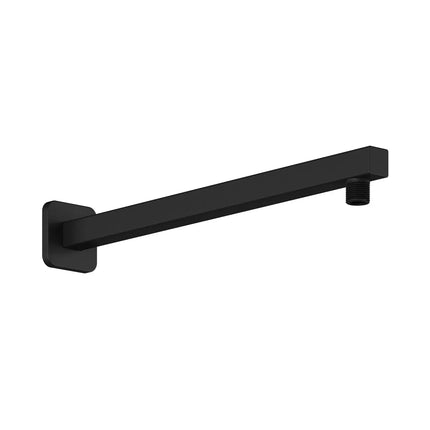 Kalia Wall Mount Square Shower Arm 16'' 90 Degree Matte Black 104291-160 - Plumbing Market