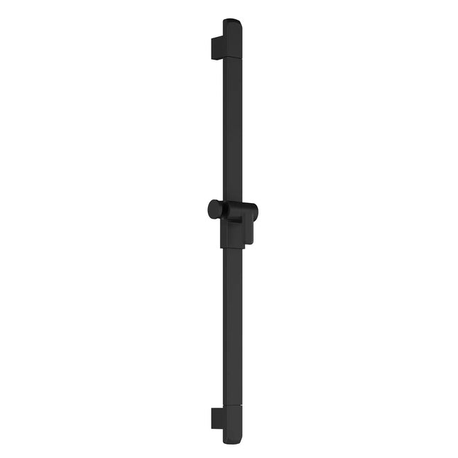 Kalia Wallbar Square Round for Handshower Matte Black 103576-160 - Plumbing Market