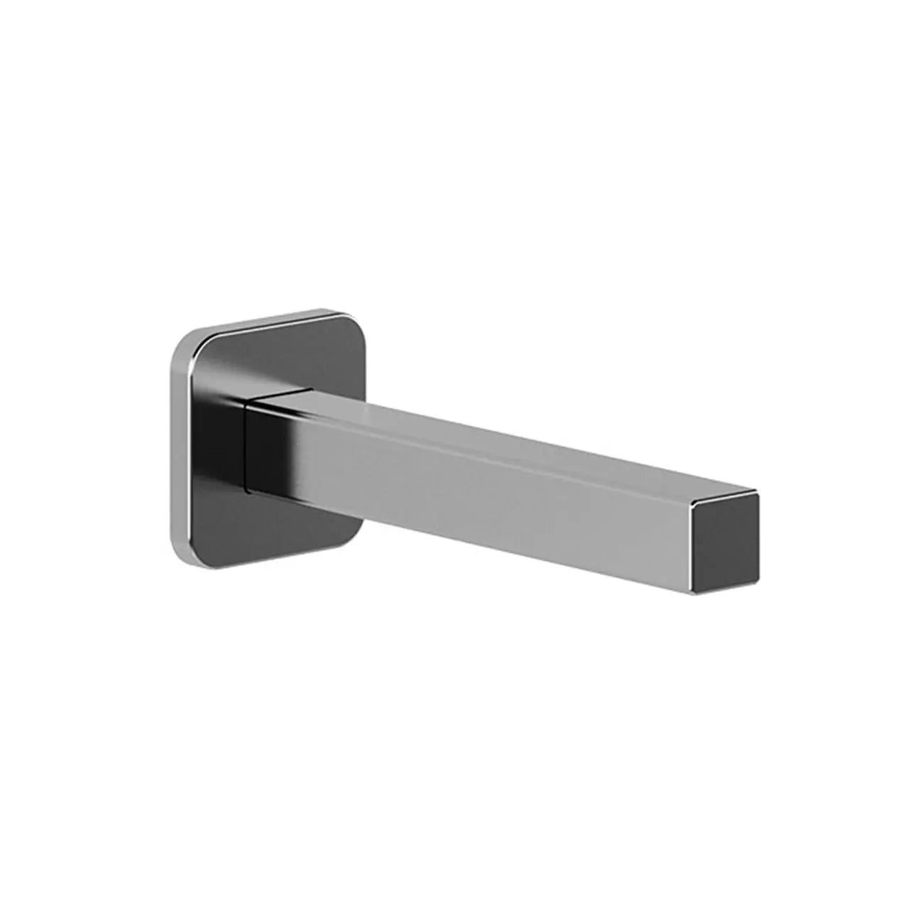 Kalia ½'' Cooper "Slip Fit" Inlet or Male Water ½ NPT with 76mm (3'') Adjustment Square Tub Spout Chrome 104293-110 - Plumbing Market