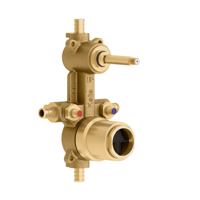Kalia ½'' Pressure Balance Valve With 2-Way diverter and Test Cap - Without Cartridge - PEX 104845-PEX - Plumbing Market