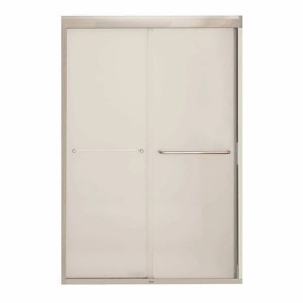 Kameleon 43-47 x 71 in. 6 mm Bypass Shower Door for Alcove Installation with Frosted glass in Chrome - Plumbing Market