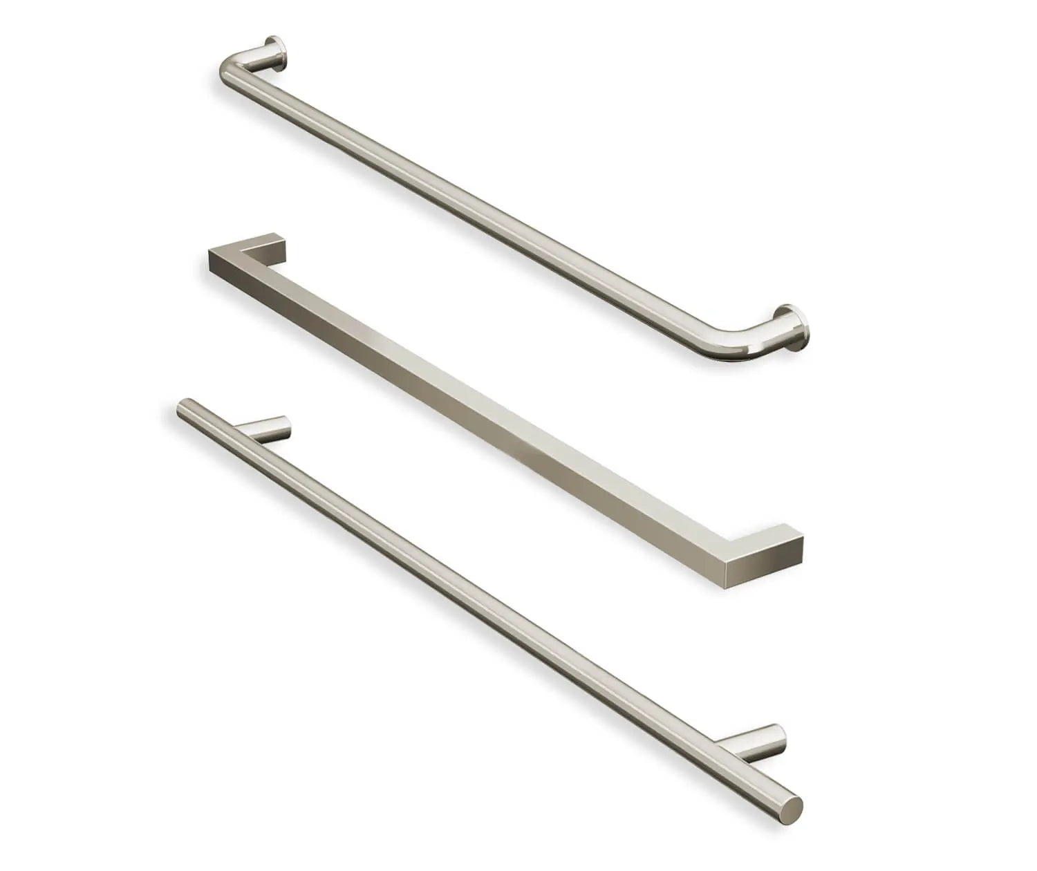 Kameleon 55-59 x 57 in. 6 mm Bypass Tub Door for Alcove Installation with Clear glass in Brushed Nickel - Plumbing Market