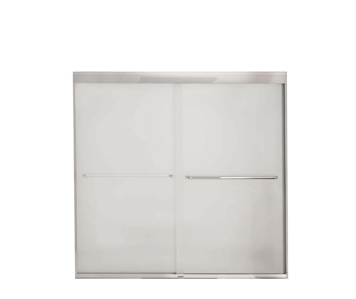 Kameleon 55-59 x 57 in. 6 mm Bypass Tub Door for Alcove Installation with Frosted glass in Chrome - Plumbing Market