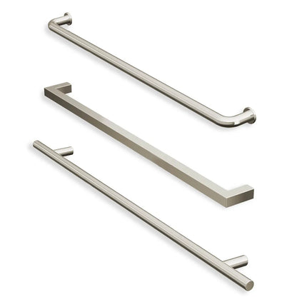 Kameleon 55-59 x 71 in. 6 mm Bypass Shower Door for Alcove Installation with Frosted glass in Brushed Nickel - Plumbing Market