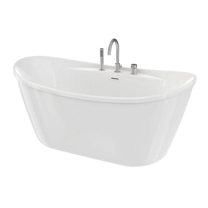 Keros Deckmounted Tub Faucet with Handshower in Chrome - Plumbing Market