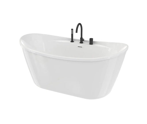 Keros Deckmounted Tub Faucet with Handshower in Matte Black - Plumbing Market