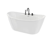 Keros Deckmounted Tub Faucet with Handshower in Matte Black - Plumbing Market