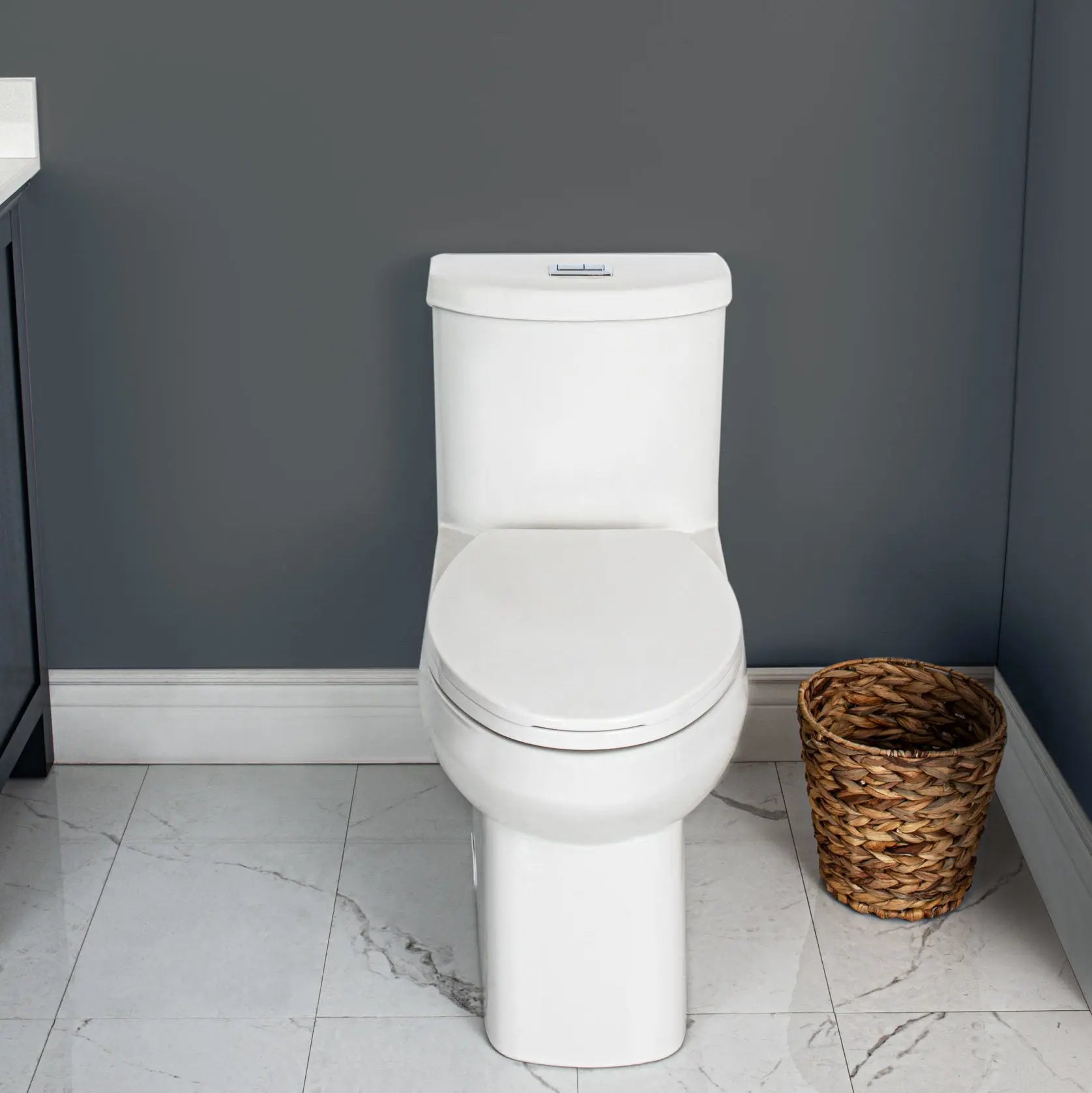 Kiera One Piece 4.8/3l Dual Flush Toilet W/seat - 4710bnwuw - Plumbing Market