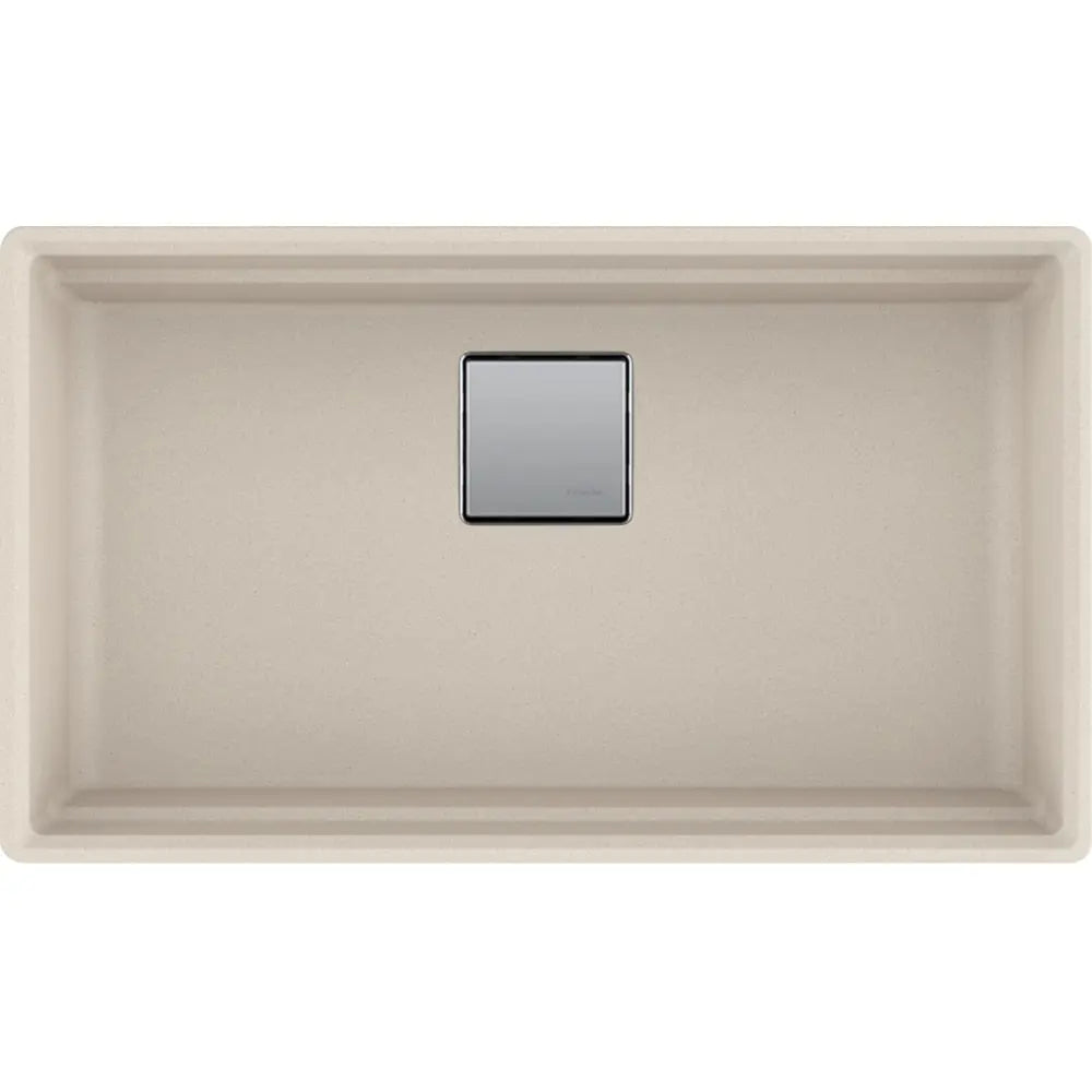 Kindred 32.0-in. x 18.75-in. Undermount Single Bowl Granite Kitchen Sink in Champagne - Plumbing Market