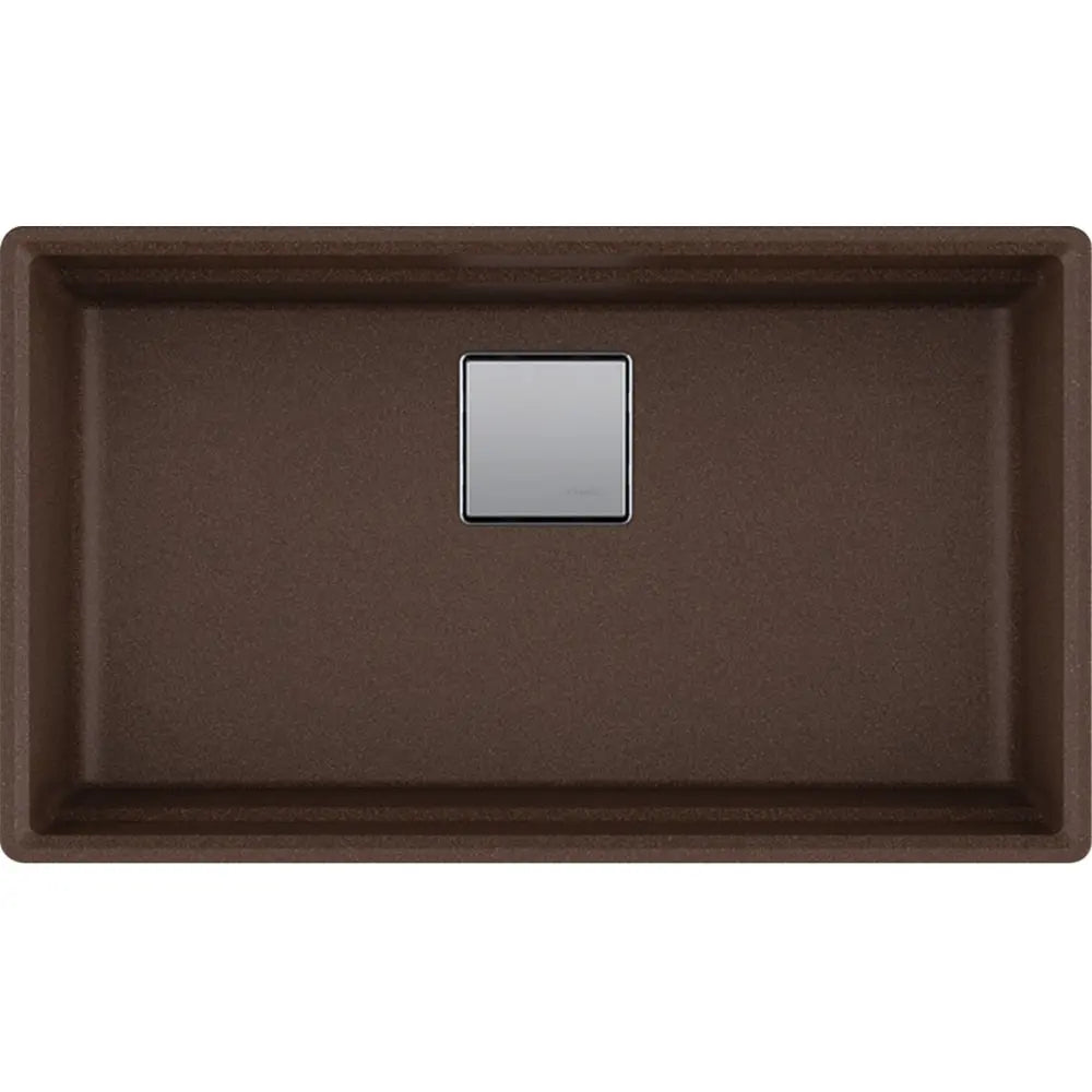 Kindred 32.0-in. x 18.75-in. Undermount Single Bowl Granite Kitchen Sink in Mocha - Plumbing Market