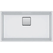 Kindred 32.0-in. x 18.75-in. Undermount Single Bowl Granite Kitchen Sink in Polar White - Plumbing Market