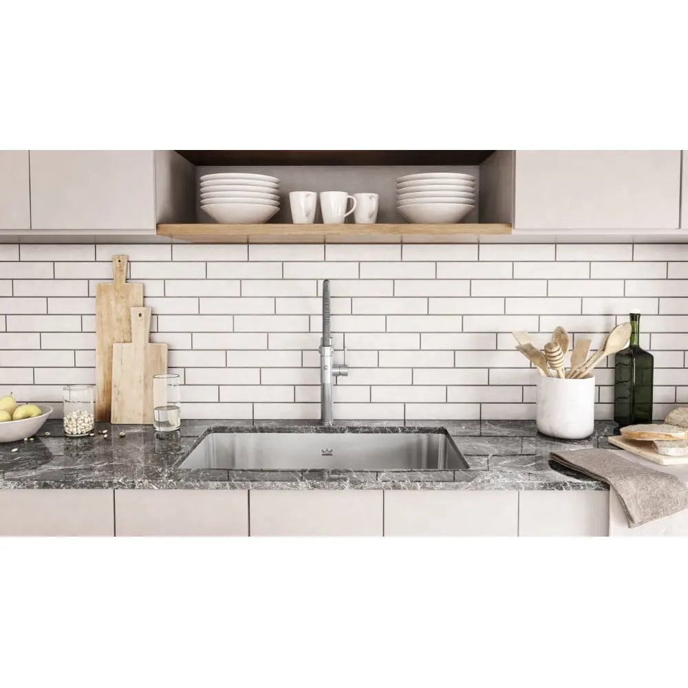 Kindred Brookmore 30.5" x 18.12" Undermount Single Bowl Stainless Steel Kitchen Sink BSU1831-9 - Plumbing Market