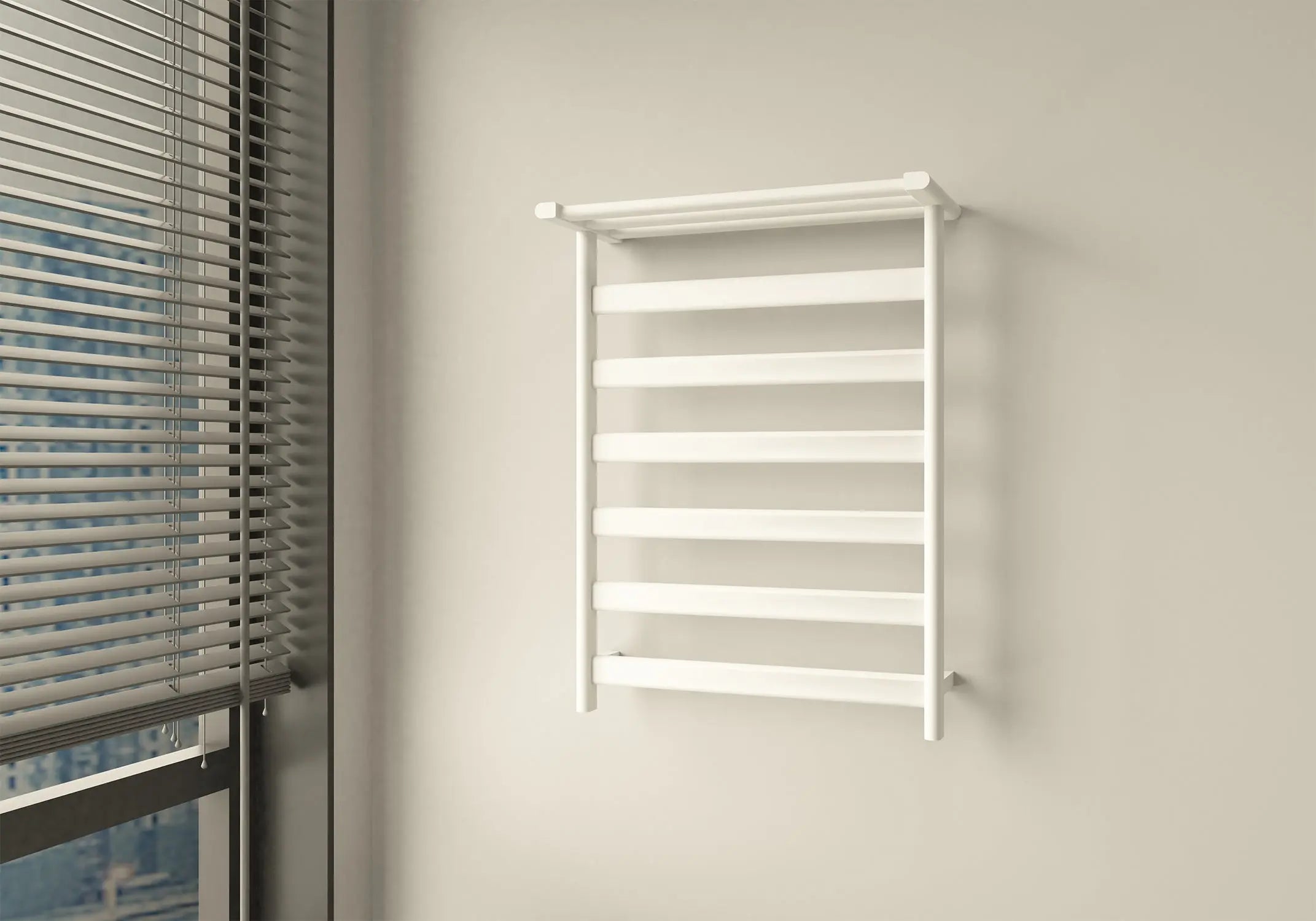 Kodaen 27" Electrical Towel Warmer in Matte White