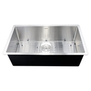 Kodaen 30" MISSION UNDERMOUNT KITCHEN SINK-18G SINGLE BOWL Stainless Steel