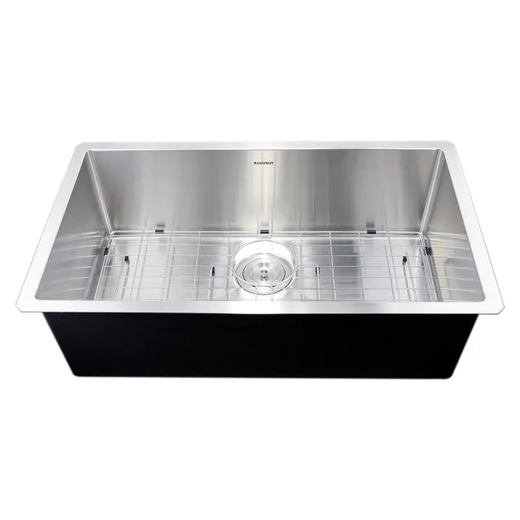 Kodaen 30" MISSION UNDERMOUNT KITCHEN SINK-18G SINGLE BOWL Stainless Steel
