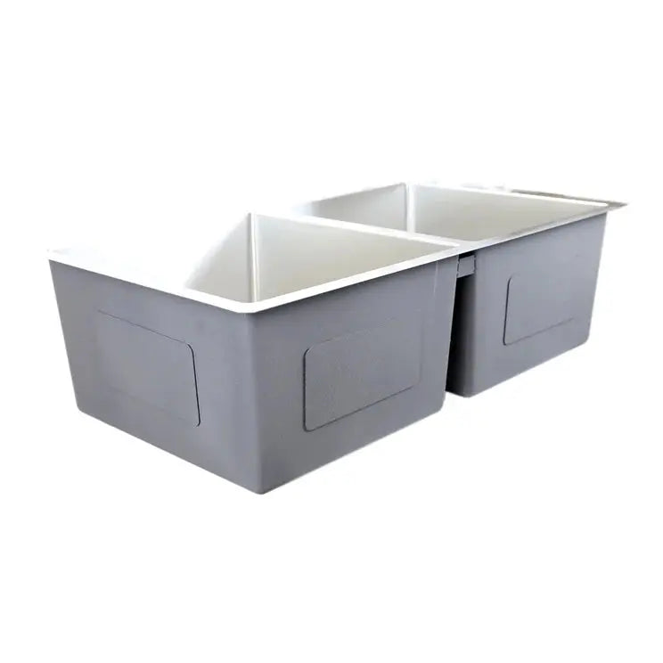Kodaen 31" MISSION UNDERMOUNT KITCHEN SINK-18G DOUBLE BOWL - UN1414BN