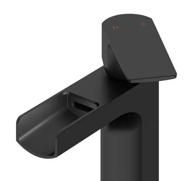 Kodaen Basin faucet ELLISE Single Hole Bathroom Faucet in matte black.