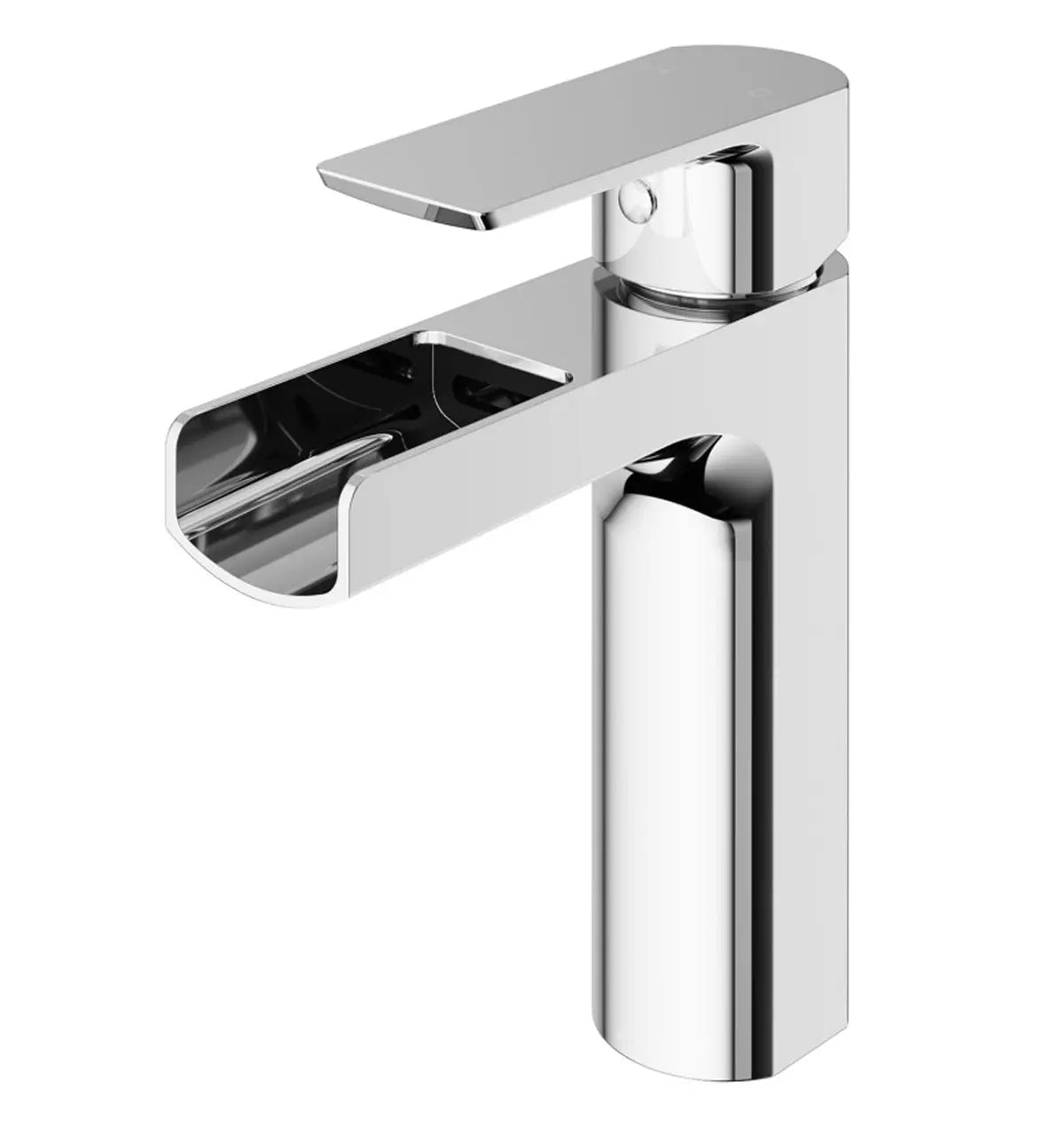 Kodaen Basin faucet ELLISE Single Hole Bathroom Faucet in polished chrome.