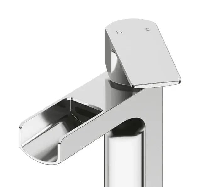 Kodaen Basin faucet ELLISE Single Hole Bathroom Faucet in polished chrome.