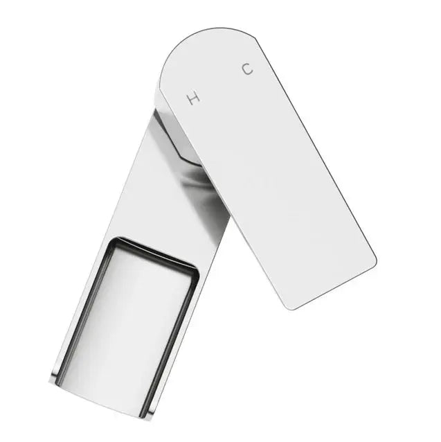 Kodaen Basin faucet ELLISE Single Hole Bathroom Faucet in polished chrome.