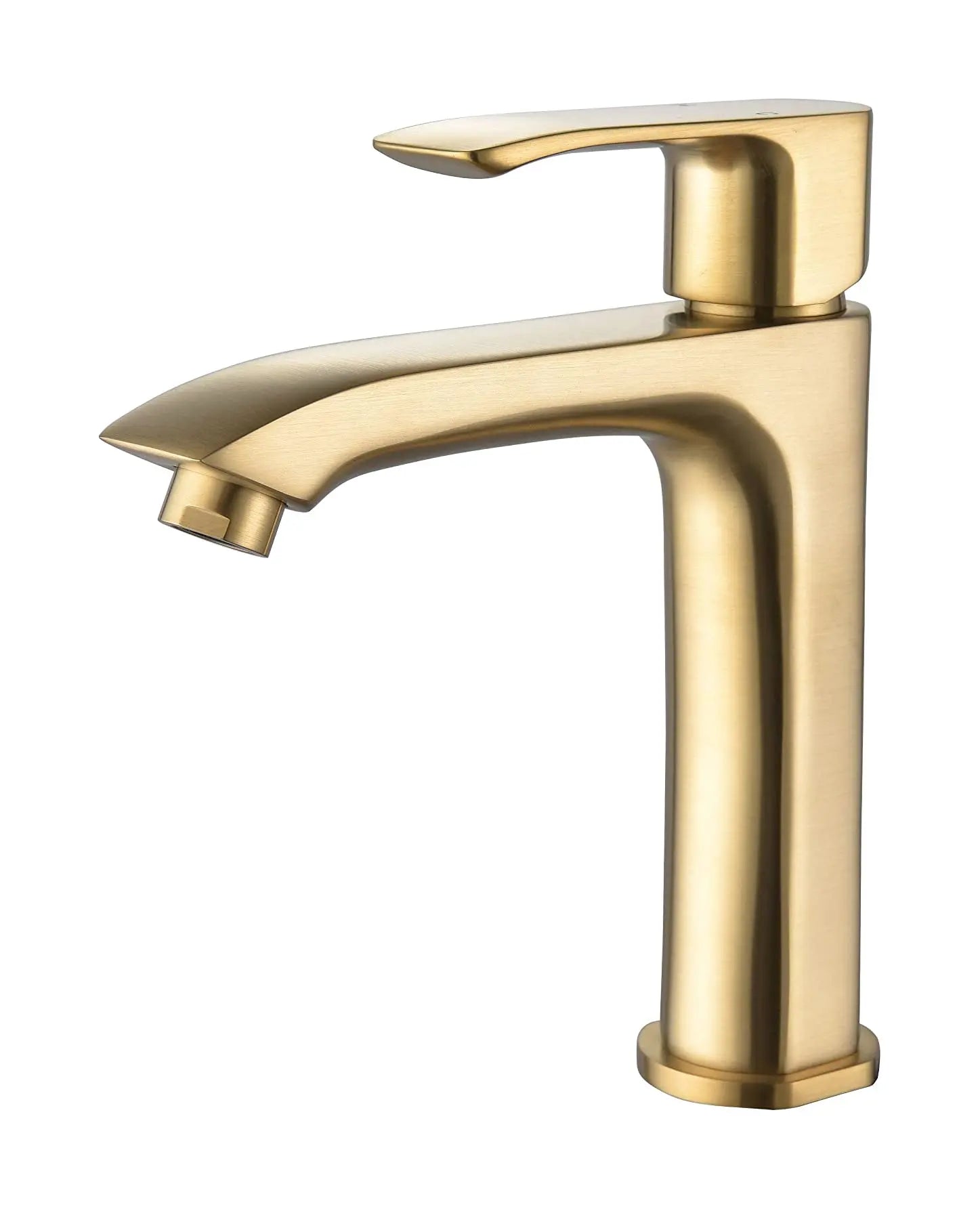 Kodaen Basin faucet in rich brushed gold.