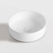 Kodaen Ceramic round vessel sink  Matte White   14 1/6" x 14 1/6" x 4 3/4"