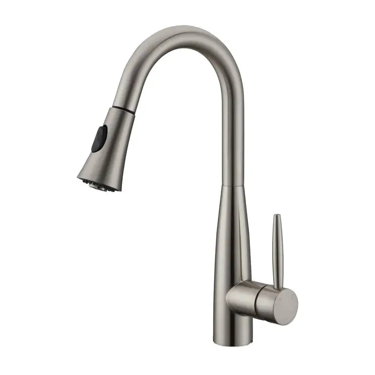 Kodaen DAVISON Pull-down Dual Spray Kitchen Faucet Brushed Nickel