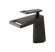Kodaen DELTA Single Hole Bathroom Faucet in matte black.