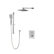 Kodaen DIAMOND serie. 2-way push button thermostatic shower faucet. F58123CP-W10AZ Chrome