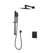 Kodaen DIAMOND serie. 2-way push button thermostatic shower faucet. F58123MB-W10AZ Matte Black