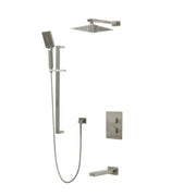 Kodaen DIAMOND serie. 3-WAY thermostatic shower faucet F57123BN-W10ATS Brushed Nickel