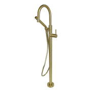 Kodaen ELEGANTE Bathtub freestanding tub filler. Brushed gold.