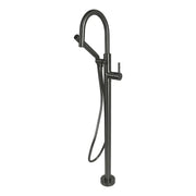Kodaen ELEGANTE  Bathtub freestanding tub filler. Graphite black.