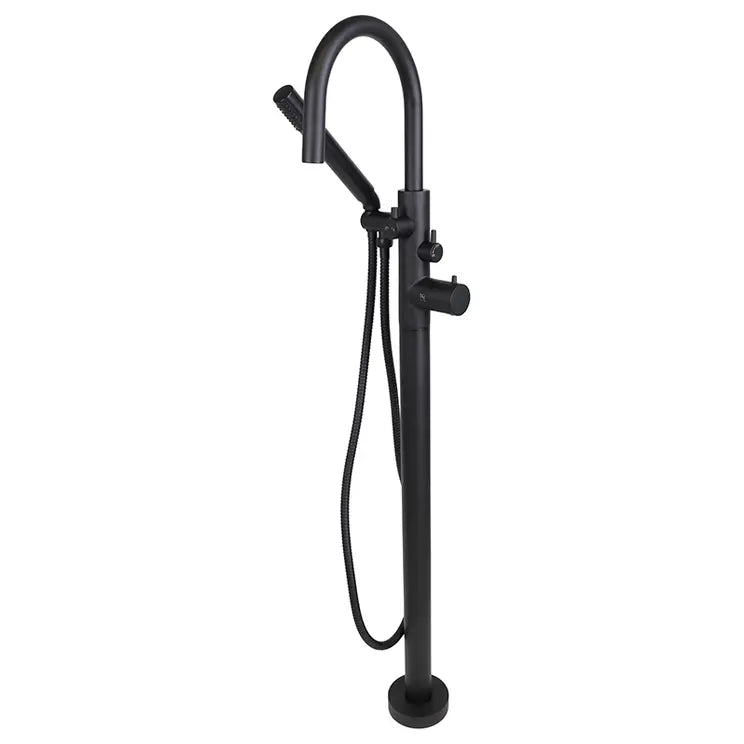 Kodaen ELEGANTE Thermostatic Freestanding Tub Filler Matte black.
