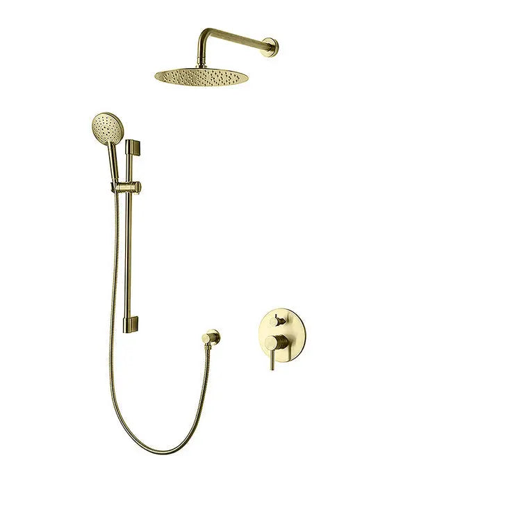 Kodaen ELEGANTE serie. 2-WAY pressure balanced shower faucet F54104BG-W10AZ Brushed Gold