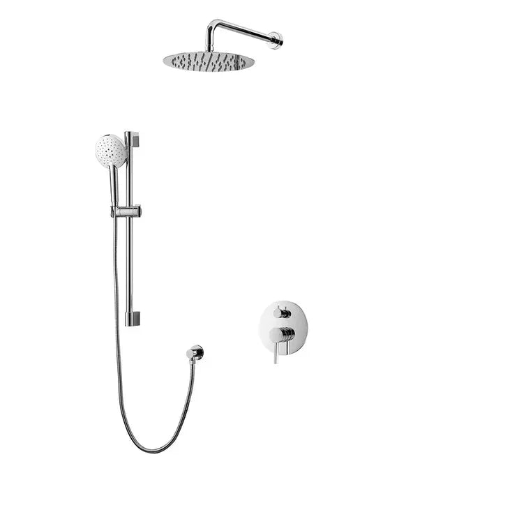 Kodaen ELEGANTE serie. 2-WAY pressure balanced shower faucet. F54104CP-W10AZ Polished Chrome