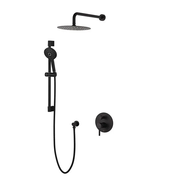 Kodaen ELEGANTE serie. 2-WAY pressure balanced shower faucet. F54104MB-W10AZ  Matte Black